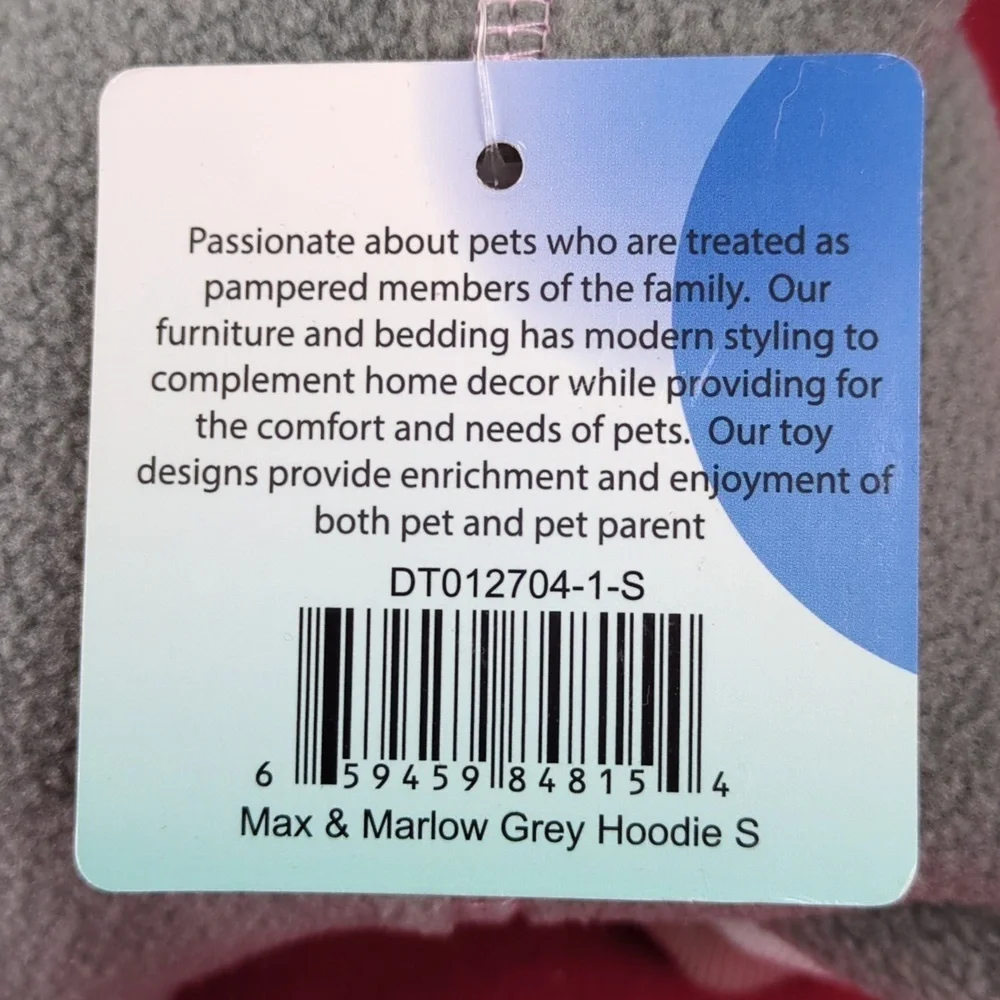 Doggie Hoodie For A Small Dog, Max & Marlow